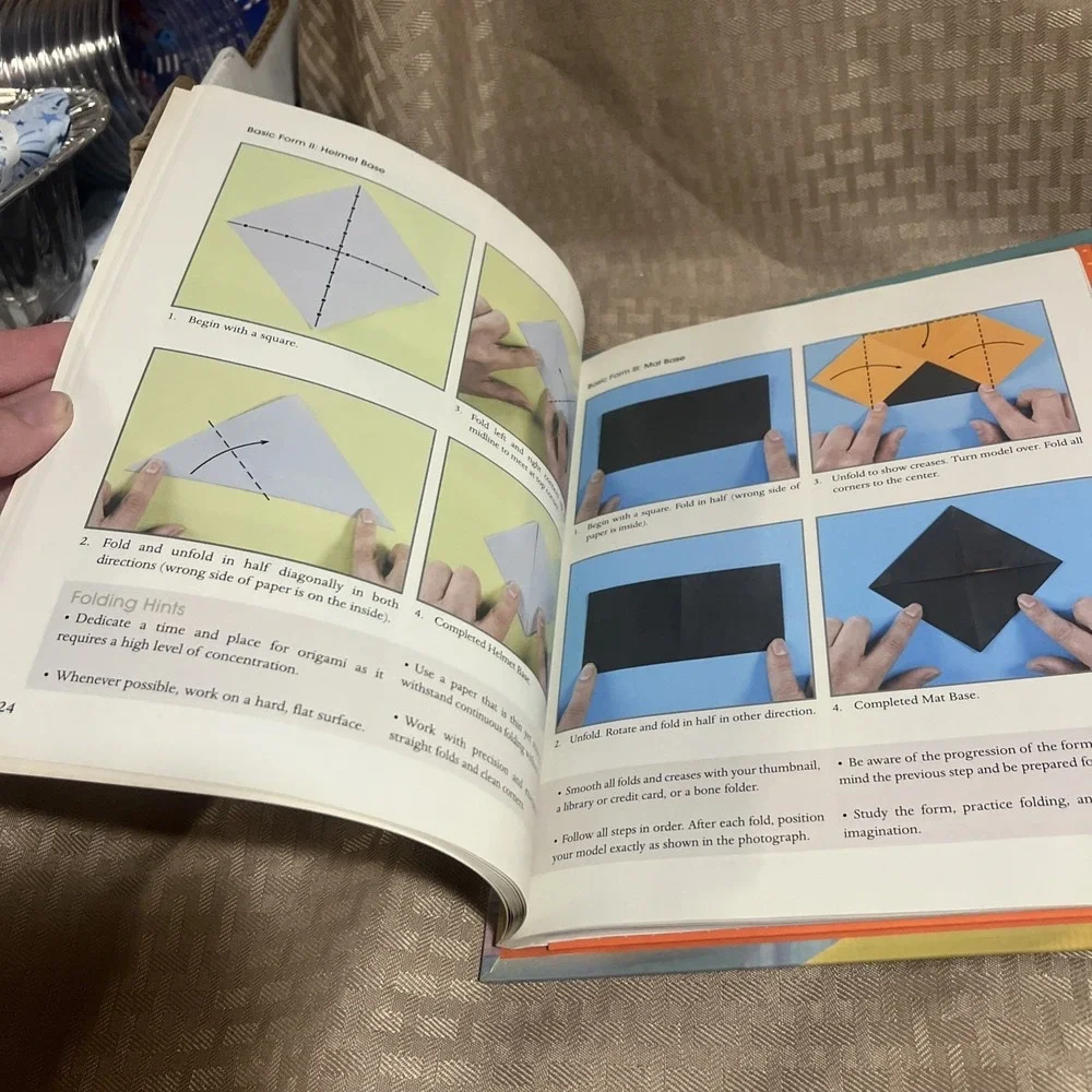 NOS Origami for the First Time Book & Kit Soonboke Smith 100 Sheets Paper 2003